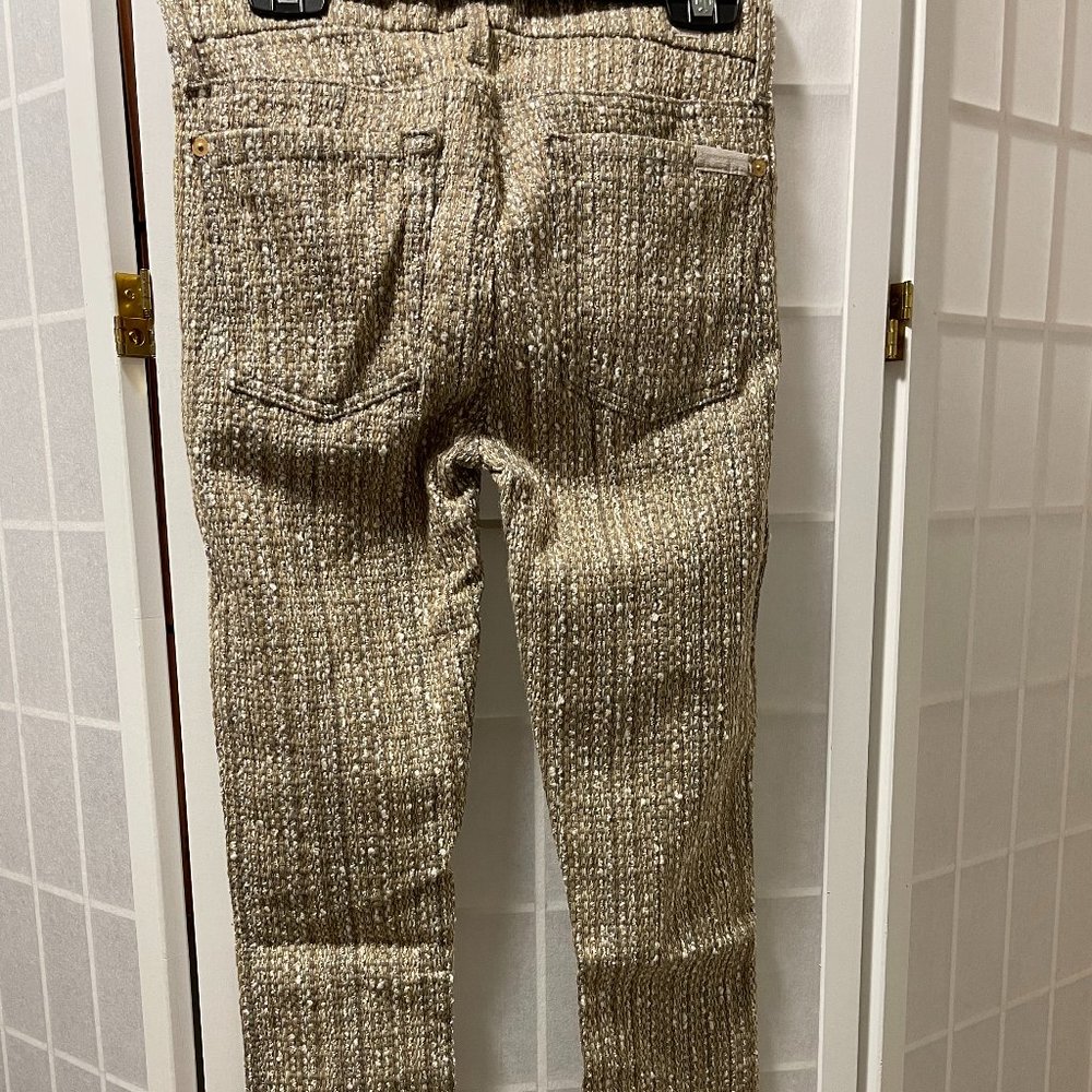 Seven For All Mankind (SFAM) Crochet Stretch Skinny Pants Size 28